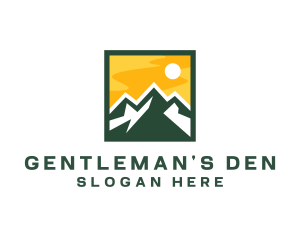 Mountain Summit Hiking logo design