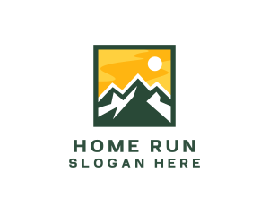 Mountain Summit Hiking logo design