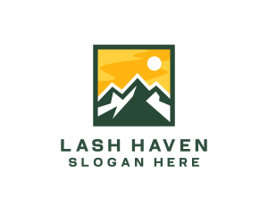 Mountain Summit Hiking logo design