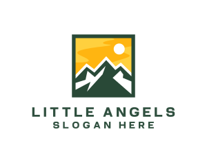 Mountain Summit Hiking logo design