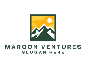 Mountain Summit Hiking logo design