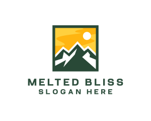 Mountain Summit Hiking logo design