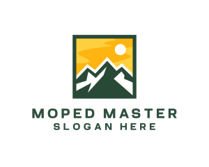 Mountain Summit Hiking logo design