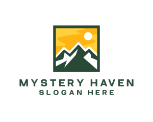 Mountain Summit Hiking logo design