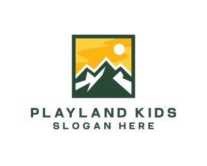 Mountain Summit Hiking logo design