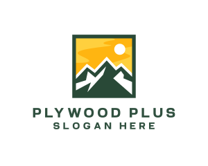 Mountain Summit Hiking logo design