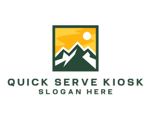 Mountain Summit Hiking logo design