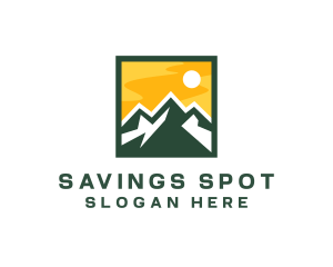 Mountain Summit Hiking logo design