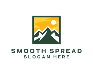 Mountain Summit Hiking logo design