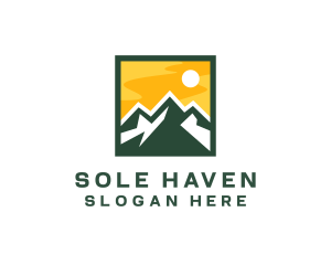 Mountain Summit Hiking logo design