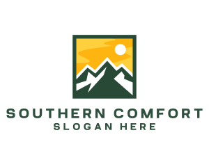 Mountain Summit Hiking logo design