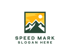 Mountain Summit Hiking logo design