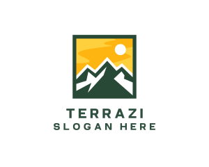 Mountain Summit Hiking logo design