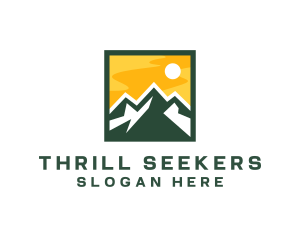 Mountain Summit Hiking logo design