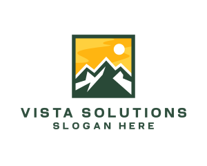 Mountain Summit Hiking logo design