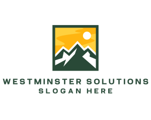 Mountain Summit Hiking logo design