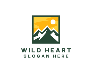 Mountain Summit Hiking logo design