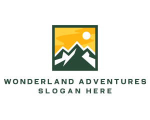 Mountain Summit Hiking logo design