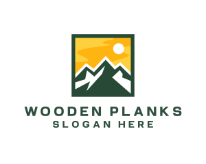 Mountain Summit Hiking logo design