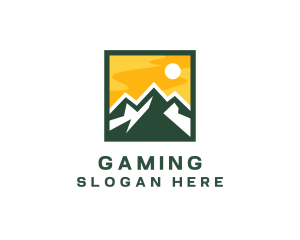 Mountain Summit Hiking logo design