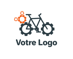 Gear Bike Mechanic Logo