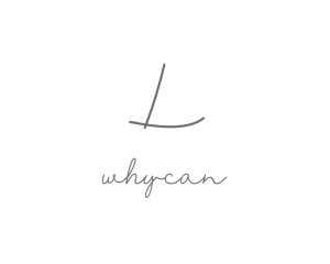 Elegant Generic Cursive  Logo