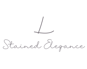 Elegant Generic Cursive  logo design