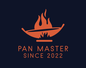 Pan - Cooking Pan Grill logo design