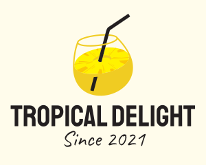 Pineapple - Pineapple Juice Drink logo design