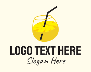 Pineapple Juice Drink  Logo