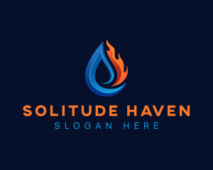 Water Fire Cooling Logo