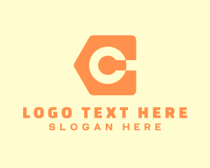 Digital Media - Business Letter C Tag logo design