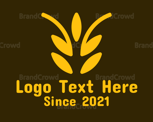 Golden Wheat Crop Logo