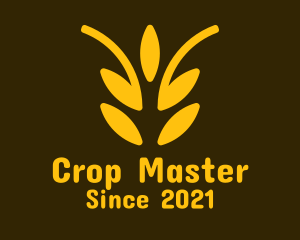 Golden Wheat Crop logo design