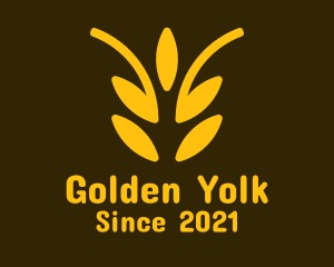 Golden Wheat Crop logo design