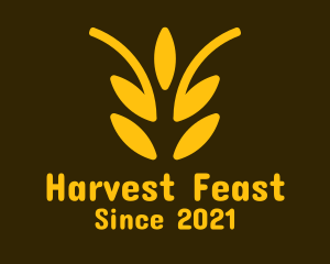 Golden Wheat Crop logo design