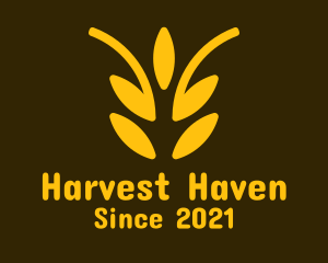 Golden Wheat Crop logo design