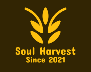 Golden Wheat Crop logo design