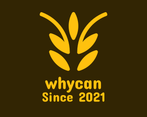 Golden - Golden Wheat Crop logo design