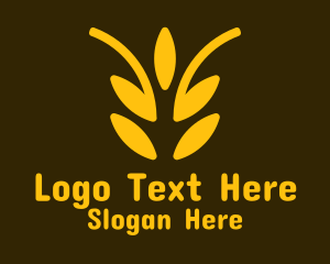 Golden Wheat Crop Logo