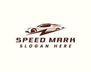 Fast Lightning Car logo design