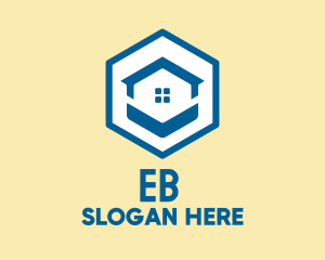 Blue Hexagon Home Logo