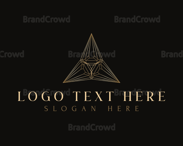 Premium Pyramid Crystal Logo