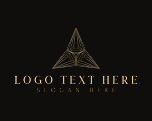 Pyramid - Premium Pyramid Crystal logo design