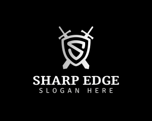 Blade - Sword Blade Shield logo design