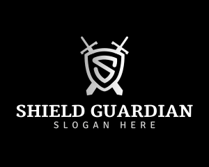 Defender - Sword Blade Shield logo design