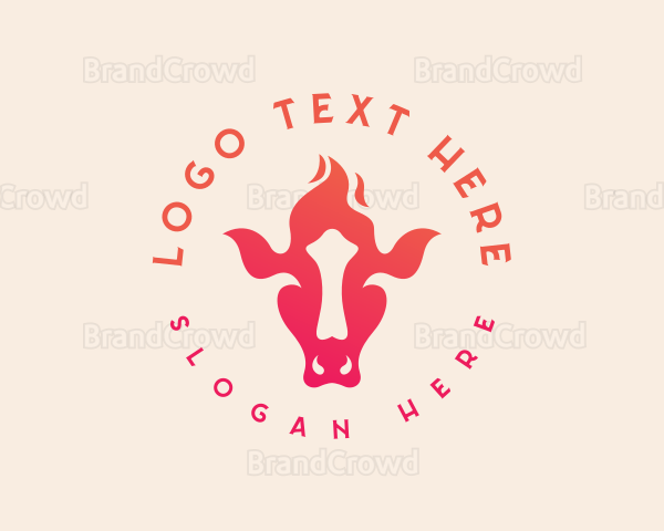 Cattle Flame Restaurant Logo