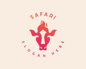 Restaurant - Cattle Flame Restaurant logo design