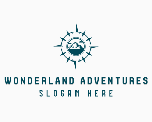 Compass Mountain Traveler logo design