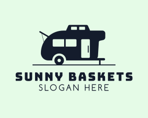 Picnic - Outdoor Travel Trailer Van logo design